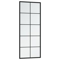 Seinäpeilit 2 kpl musta 100x40 cm metalli hinta ja tiedot | Peilit | hobbyhall.fi