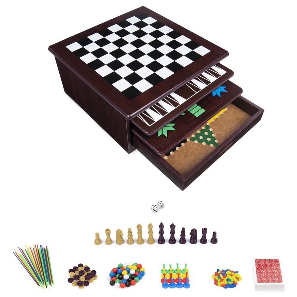 Lautapelisetti 12in1 Game House Spinmaster Game, 6065368 hinta ja tiedot | Lautapelit ja älypelit | hobbyhall.fi