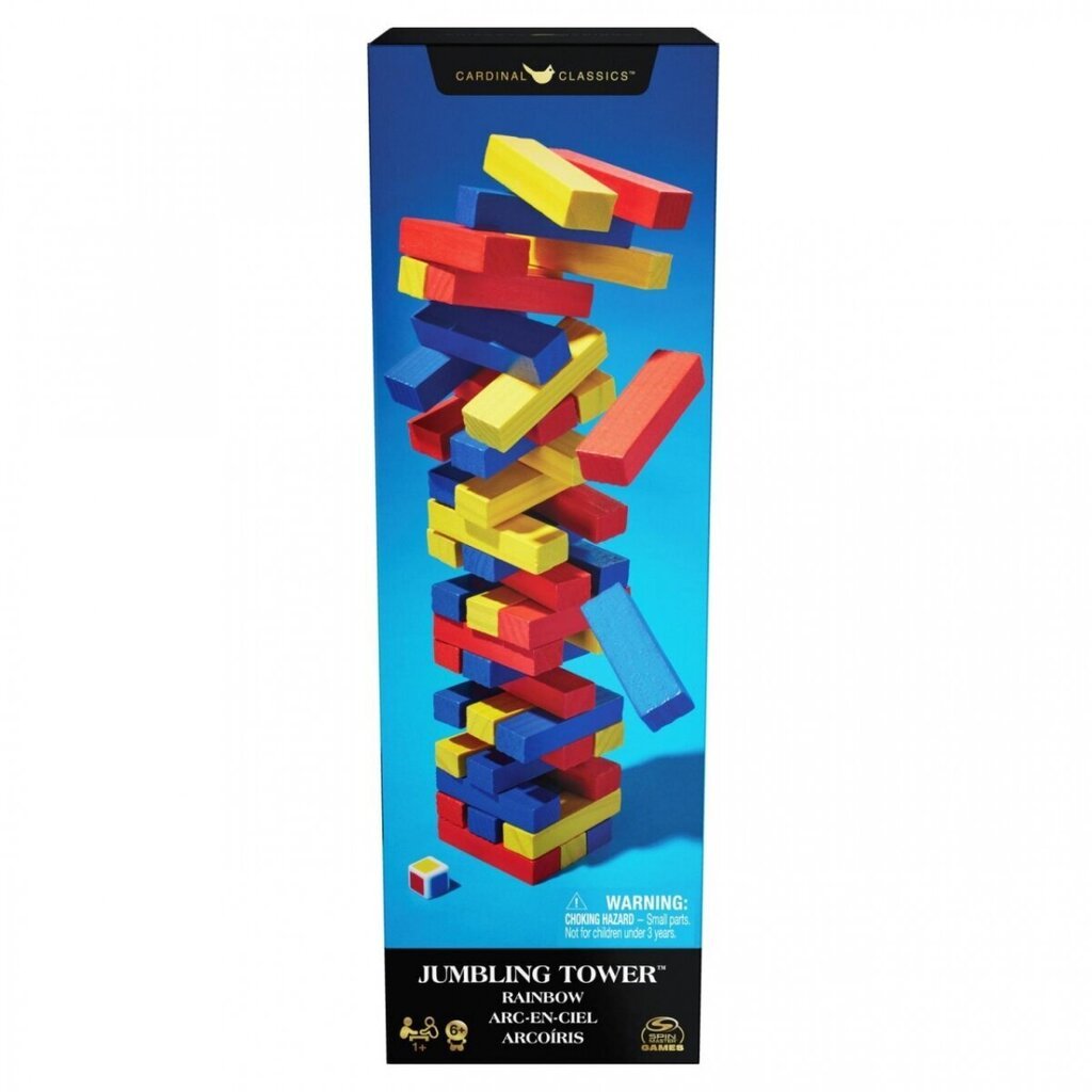 Peli Spinmaster Game Jumbling Tower, 6065320 hinta ja tiedot | Lautapelit ja älypelit | hobbyhall.fi