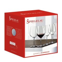 Spiegelau Authentis Bordeaux punaviinilasi 4 kpl/pkt hinta ja tiedot | Lasit, mukit ja kannut | hobbyhall.fi