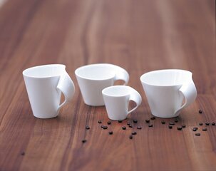 Villeroy & Boch Kahvikuppi NewWave Caffe 0,40l valkoinen, 6 kpl hinta ja tiedot | Lasit, mukit ja kannut | hobbyhall.fi