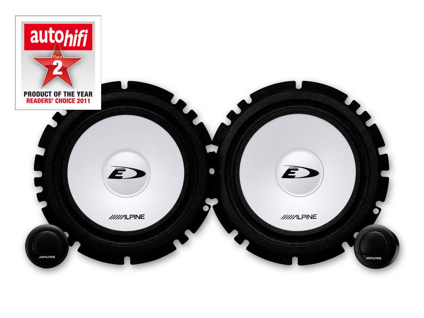 Komponenttikaiuttimet Alpine SXE-1750S 16,5 cm hinta ja tiedot | Autokaiuttimet | hobbyhall.fi