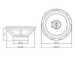 Autokaiutin Blow S-165 4Ohm / 30-603, 1 kpl hinta ja tiedot | Autokaiuttimet | hobbyhall.fi