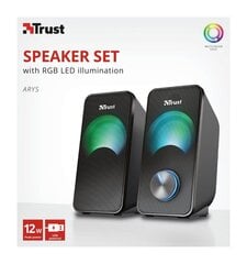 TRUST Arys Compact RGB Black 23120 hinta ja tiedot | Autokaiuttimet | hobbyhall.fi