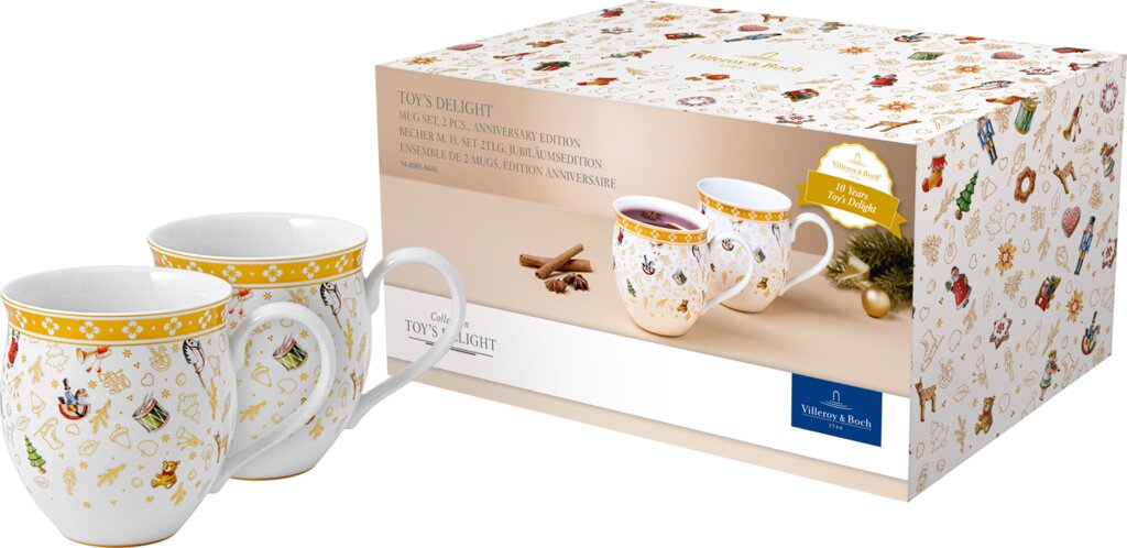 Villeroy & Boch kuppisetti Toy's Delight, 2 kpl. hinta ja tiedot | Lasit, mukit ja kannut | hobbyhall.fi