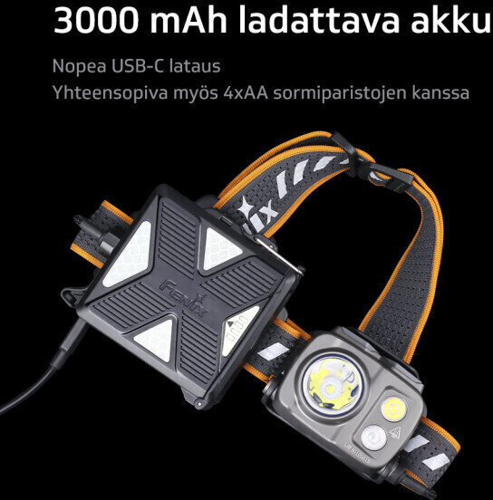 Fenix HP16R Ajovalaisin hinta ja tiedot | Retkilamput | hobbyhall.fi