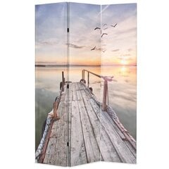 Taitettava tilanjakaja 120x170 cm järvi hinta ja tiedot | Sermit ja tilanjakajat | hobbyhall.fi