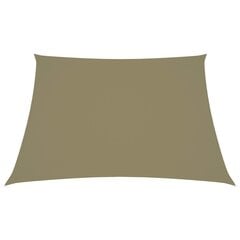 Aurinkopurje Oxford-kangas suorakaide 2,5x3 m beige hinta ja tiedot | Aurinkovarjot ja markiisit | hobbyhall.fi