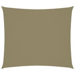 Aurinkopurje Oxford-kangas suorakaide 2,5x3 m beige hinta ja tiedot | Aurinkovarjot ja markiisit | hobbyhall.fi