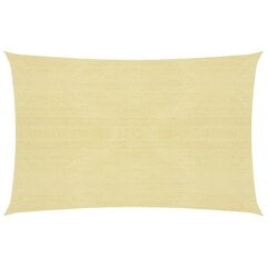 Aurinkopurje 160 g/m² beige 2x3 m HDPE hinta ja tiedot | Aurinkovarjot ja markiisit | hobbyhall.fi