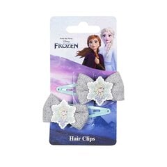 Hair Clips Frozen Hopeinen Sininen Lasso 2 osaa hinta ja tiedot | Hiustarvikkeet | hobbyhall.fi