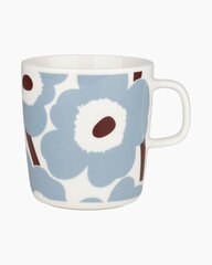 Marimekko Oiva / Unikko muki 4 dl, harmaa hinta ja tiedot | Lasit, mukit ja kannut | hobbyhall.fi