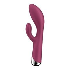 Rabbit vibraattori Satisfyer Spinning Rabbit 1, punainen hinta ja tiedot | Vibraattorit | hobbyhall.fi