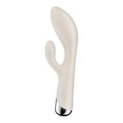 Rabbit vibraattori Satisfyer Spinning Rabbit 1, valkoinen hinta ja tiedot | Vibraattorit | hobbyhall.fi