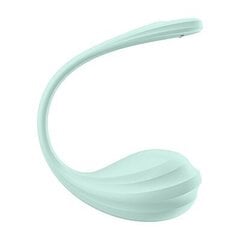 Vibrator Satisfyer Smooth Petal Connect -sovellus, vaaleanvihreä hinta ja tiedot | Vibraattorit | hobbyhall.fi