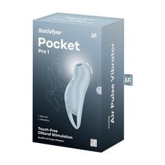 Vibrator Satisfyer Pocket Pro 1, sininen hinta ja tiedot | Vibraattorit | hobbyhall.fi