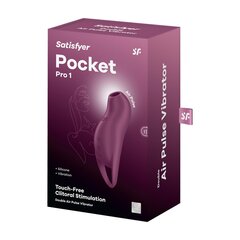 Vibrator Satisfyer Pocket Pro 1, violetti hinta ja tiedot | Vibraattorit | hobbyhall.fi