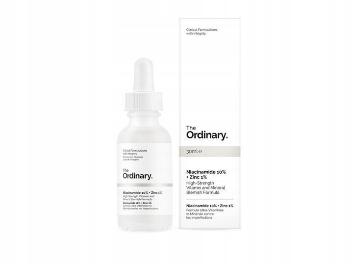 The Ordinary Niacinamide 10 % + Sinkki 1 % Seerumi, 30 ml hinta ja tiedot | Kasvoöljyt ja seerumit | hobbyhall.fi