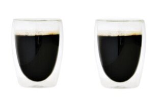 MPL kaksoisborosilikaattilasikupit-lasit Kahvi, 200 ml, 2 kpl. hinta ja tiedot | Lasit, mukit ja kannut | hobbyhall.fi