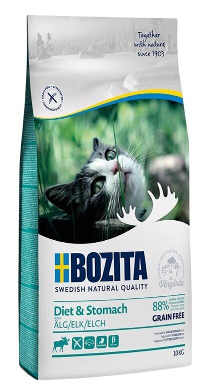 Bozita Diet & Stomach Viljaton hirvenliha, 10 kg. hinta ja tiedot | Kissan kuivaruoka | hobbyhall.fi