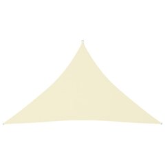 Aurinkopurje Oxford-kangas kolmio 4x4x5,8 m kerma hinta ja tiedot | Aurinkovarjot ja markiisit | hobbyhall.fi