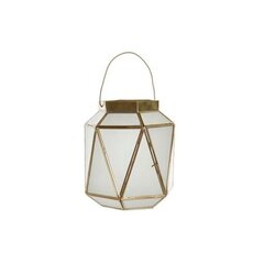 Lamppu DKD Home Decor, lasi, messinki, 18 x 20 x 23 cm hinta ja tiedot | Kynttilät ja kynttilänjalat | hobbyhall.fi