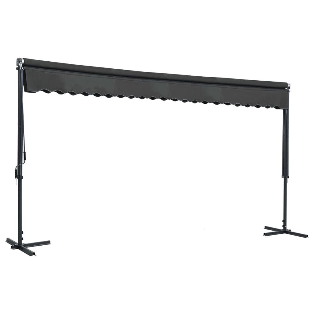 Vapaasti seisova markiisi 500x300 cm antrasiitti hinta ja tiedot | Puutarhapaviljongit | hobbyhall.fi