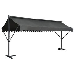 Vapaasti seisova markiisi 500x300 cm antrasiitti hinta ja tiedot | Puutarhapaviljongit | hobbyhall.fi