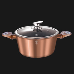 Berlinger Haus Pannu kannella Rosegold 24 cm hinta ja tiedot | Kattilat ja painekattilat | hobbyhall.fi