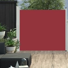 Sisäänvedettävä terassin sivumarkiisi 100x300 cm punainen hinta ja tiedot | Aurinkovarjot ja markiisit | hobbyhall.fi