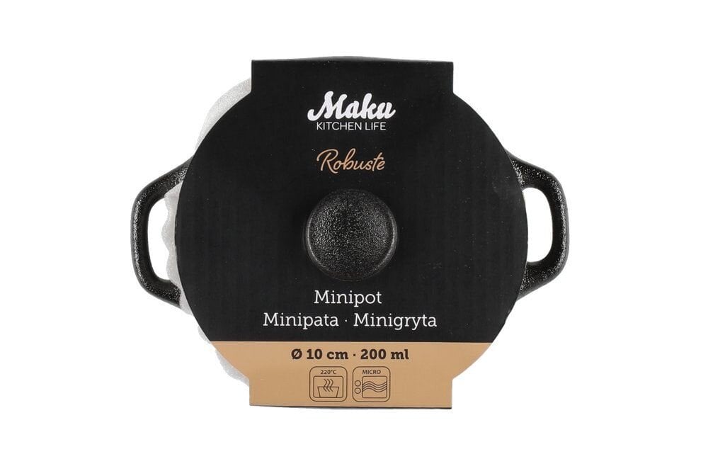 Maku Robuste minipata keraaminen kannella hinta ja tiedot | Uunivuoat ja leivontavälineet | hobbyhall.fi