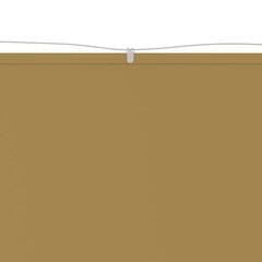 Pystymarkiisi beige 100x360 cm Oxford kangas hinta ja tiedot | Aurinkovarjot ja markiisit | hobbyhall.fi