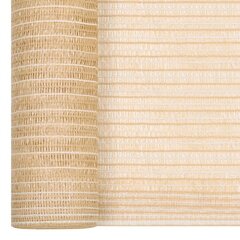 Näkösuoja beige 1,2x50 m HDPE 195 g/m² hinta ja tiedot | Aurinkovarjot ja markiisit | hobbyhall.fi