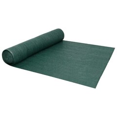 Näkösuoja vihreä 3,6x25 m HDPE 150 g/m² hinta ja tiedot | Aurinkovarjot ja markiisit | hobbyhall.fi