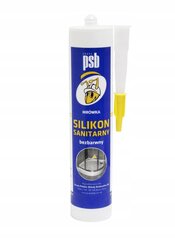 Saniteettisilikoni väritön 300 ml PSB hinta ja tiedot | Eristeet ja tiivisteet | hobbyhall.fi