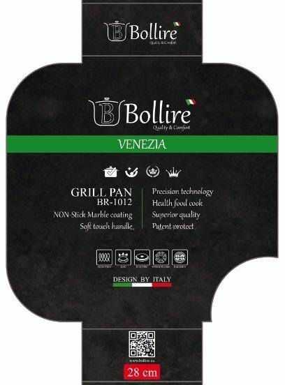 Bollire VENEZIA Line grillipannu, 28 cm hinta ja tiedot | Paistinpannut | hobbyhall.fi