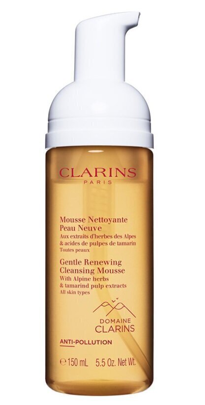 Clarins Gentle Cleansing kasvojenpuhdistusvaahto 150 ml hinta ja tiedot | Kasvojen puhdistusaineet | hobbyhall.fi