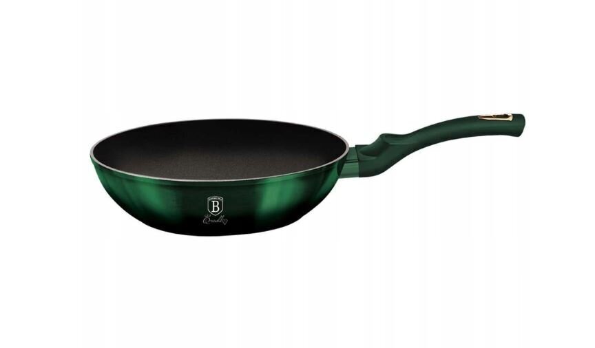 Berlinger Haus Wok-pannu Emerald Collection, 28 cm hinta ja tiedot | Paistinpannut | hobbyhall.fi