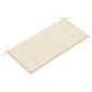 Tyyny puutarhapenkille, beige, 100x50x4cm hinta ja tiedot | Istuintyynyt, pehmusteet ja päälliset | hobbyhall.fi