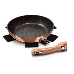 Berlinger Haus Metallic Line pannu irrotettavalla kahvalla Rose Gold Edition, 24 cm hinta ja tiedot | Paistinpannut | hobbyhall.fi