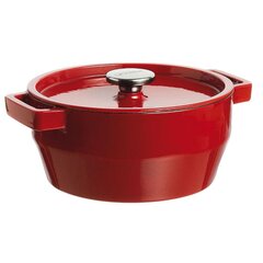 2.2L PYREX pyöreä valurauta/Ø20cm/punainen hinta ja tiedot | Paistinpannut | hobbyhall.fi