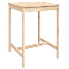Puutarhapöytä 82,5x82,5x110 cm täysi mänty hinta ja tiedot | Puutarhapöydät | hobbyhall.fi