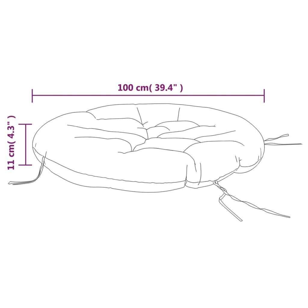 Tuolin tyyny , 100x11 cm, pinkki hinta ja tiedot | Istuintyynyt, pehmusteet ja päälliset | hobbyhall.fi