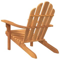 Adirondack puutarhatuoli 79x95x92 cm täysi tiikki hinta ja tiedot | Puutarhatuolit | hobbyhall.fi