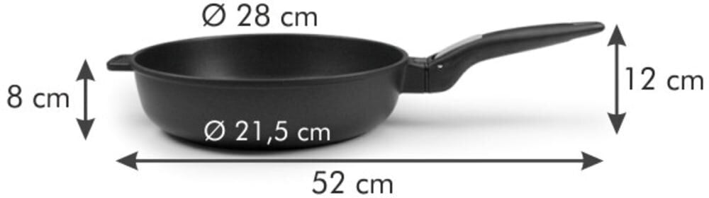 Tescoma SmartClick grillpannu, ø28 cm. hinta ja tiedot | Paistinpannut | hobbyhall.fi