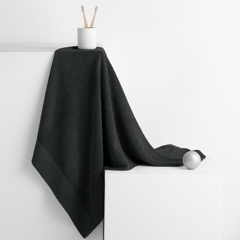 AmeliaHome Amari -pyyheliina, musta, 30 x 50 cm hinta ja tiedot | Pyyhkeet | hobbyhall.fi