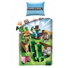 Lasten kaksipuolinen vuodevaatteet Minecraft, 160x200 cm, 2 kpl hinta ja tiedot | Vuodevaatteet lapsille | hobbyhall.fi