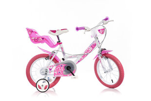 Tyttöjen polkupyörä Dino Bikes 16" (164 RN-05LH) hinta ja tiedot | Dino Bikes Pyörät, potkulaudat, rullaluistimet ja skeittilaudat | hobbyhall.fi