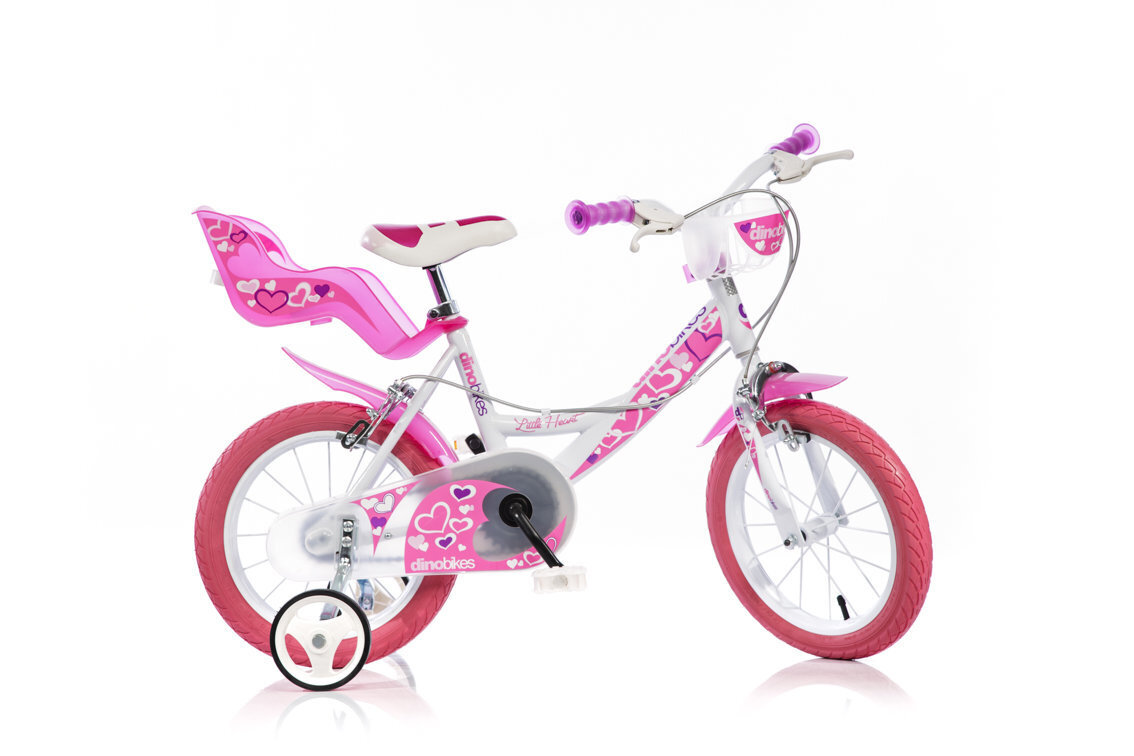 Tyttöjen polkupyörä Dino Bikes 16" (164 RN-05LH) hinta ja tiedot | Polkupyörät | hobbyhall.fi