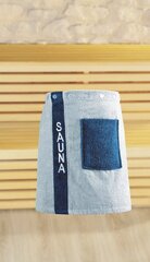 Gözze Sauna - miesten kietaisupyyhe, sininen, 50 x 136 cm hinta ja tiedot | Saunatarvikkeet | hobbyhall.fi